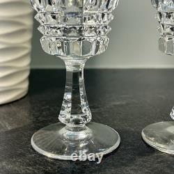 Vintage Villeroy & Boch VBC11 Claret Wine Glasses 5 3/8 Set Of 6 EUC