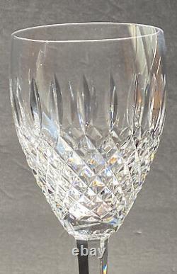 Vintage WATERFORD Crystal CASTLEMAINE Water Glasses Barware 7 7/8 Retired Set 2