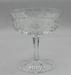 Vintage WATERFORD Crystal Champagne Coupe Wine Sherbet Glass Set of 11 EUC