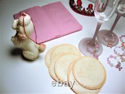 Vintage WINE GLASSES & POODLES Wine Glasses, Drink Charms, Napkins and Coasters