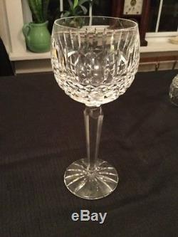 Vintage Waterford (5) Maeve Tramore 7.5 Wine Hocks Plus Bonus Glass