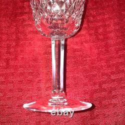 Vintage Waterford Alana Crystal Wine Glasses Set Of 5