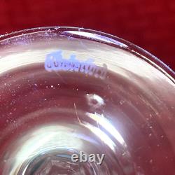 Vintage Waterford Alana Crystal Wine Glasses Set Of 5