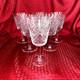 Vintage Waterford Alana Crystal Wine/water Glasses Set Of 6