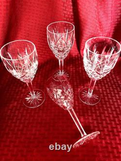 Vintage Waterford Araglin Wine Glasses Minty Set Of 4