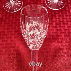 Vintage Waterford Araglin Wine Glasses Minty Set Of 4