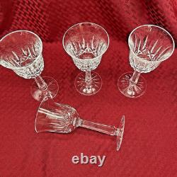 Vintage Waterford Ballyshannon Flair Claret Wine Glasses Set Of 4