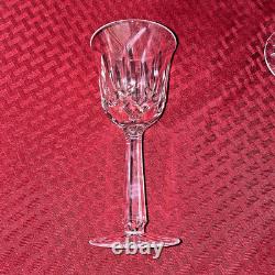 Vintage Waterford Ballyshannon Flair Claret Wine Glasses Set Of 4