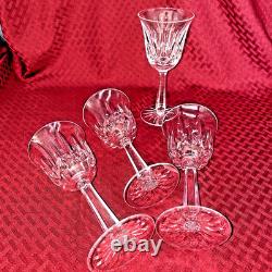 Vintage Waterford Ballyshannon Flair Claret Wine Glasses Set Of 4