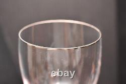 Vintage Waterford Carleton Platinum Wine Water Glass Goblets Set of 4 8 1/2