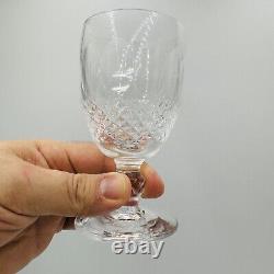 Vintage Waterford Crystal Colleen Short Stem Wine 3 Oz Set 4 Wine Glasses 5