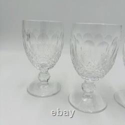 Vintage Waterford Crystal Colleen Short Stem Wine 3 Oz Set 4 Wine Glasses 5