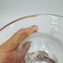 Vintage Waterford Crystal Colleen Short Stem Wine 3 Oz Set 4 Wine Glasses 5in
