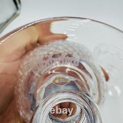 Vintage Waterford Crystal Colleen Short Stem Wine 3 Oz Set 4 Wine Glasses 5in