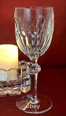 Vintage Waterford Crystal Curraghmore Claret Wine Glasses 7 1/8 Clear set of 4