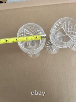 Vintage Waterford Crystal Lismore Hock Wine Glasses. Set of 5 All Marked