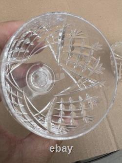 Vintage Waterford Crystal Lismore Hock Wine Glasses. Set of 5 All Marked