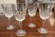 Vintage Waterford Crystal Lismore Tall Water Goblets 8-1/4 Set of 4 Glasses