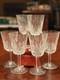 Vintage Waterford Crystal Lismore Water Goblets Wine Glasses 7 Set of 6
