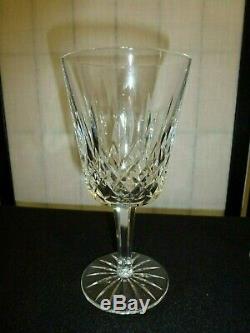 Vintage Waterford Crystal Lismore Water/Wine Glasses-6 7/8H-Lot of 4