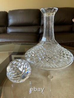 Vintage Waterford Crystal Lismore Wine Ships Decanter