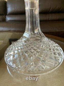 Vintage Waterford Crystal Lismore Wine Ships Decanter