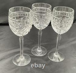 Vintage Waterford Crystal OVERTURE Wine Glass 8 -retired