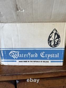Vintage Waterford Crystal SHEILA Claret Wine Glasses 6 NIB Unopened 604-175
