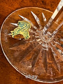 Vintage Waterford Crystal Set Of 5 Lismore Hock Wine Glasses NEW