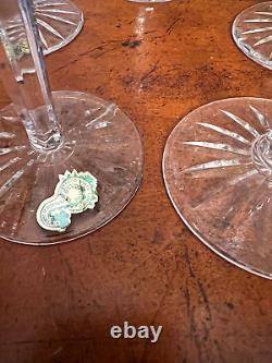 Vintage Waterford Crystal Set Of 5 Lismore Hock Wine Glasses NEW