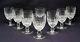 Vintage Waterford Crystal Set Of 8 Colleen Claret Wine Short Stem Glasseswow