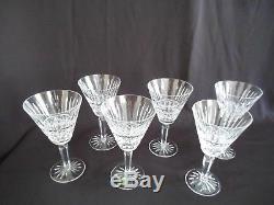 Vintage Waterford Crystal Set of Six (6) Maeve 6 7/8 Water/Wine Glasses