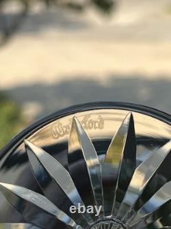 Vintage Waterford Crystal Slane Claret Wine Glasses Set 6 Ireland 6.5H Bar EUC