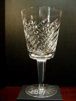 Vintage Waterford Crystal Stemware Michele Pattern 12 Goblets Mint