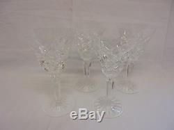 Vintage Waterford Crystal Tyrone Wine Glass Set Of Four