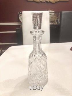 Vintage Waterford Crystal Whisky Wine Decanter WithStopper Shannon Jubilee 13 in