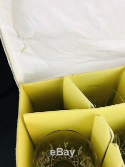 Vintage Waterford Lismore 9 GOBLETS Claret Wine 5 7/8 Lead Crystal
