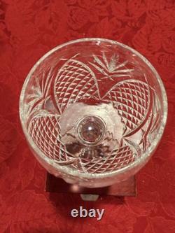 Vintage Waterford Lismore Crystal Balloon Wine Glasses 7 Signed Ex Cond 10pc