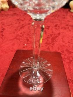 Vintage Waterford Lismore Crystal Balloon Wine Glasses 7 Signed Ex Cond 10pc