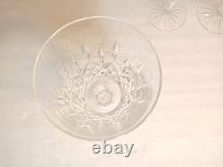 Vintage Waterford Lismore Crystal Claret Wine Glasses Set of 3