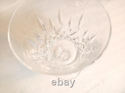 Vintage Waterford Lismore Crystal Claret Wine Glasses Set of 3