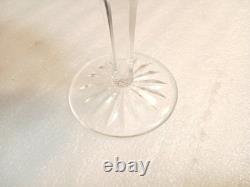 Vintage Waterford Lismore Crystal Claret Wine Glasses Set of 3