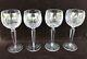 Vintage Waterford Lismore Hock Wine Glass set of four 7.5 Immaculate NR