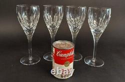 Vintage Waterford Lismore Nouveau 8 1/4 Wine Glass Set Of 4 Lot 2