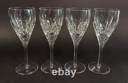 Vintage Waterford Lismore Nouveau 8 1/4 Wine Glass Set Of 4 Lot 2