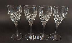 Vintage Waterford Lismore Nouveau 8 1/4 Wine Glass Set Of 4 Lot 2