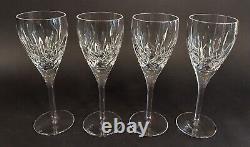 Vintage Waterford Lismore Nouveau 8 1/4 Wine Glass Set Of 4 Lot 2