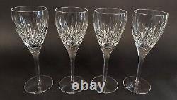 Vintage Waterford Lismore Nouveau 8 1/4 Wine Glass Set Of 4 Lot 2