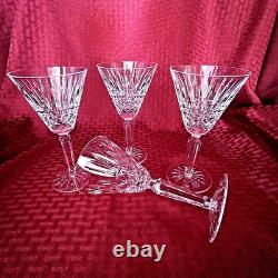 Vintage Waterford Maeve Pattern White Wine Glasses Set Of 4