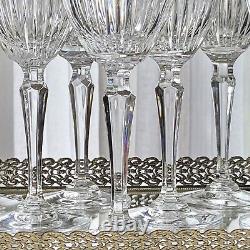 Vintage Waterford Marquise Hanover Gold Trim Glasses (circa 1991-2005)-Set of 12